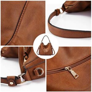 Handbags for Women Large Designer Ladies Hobo bag Bucket Purse Faux Leather - Image 5