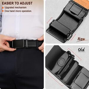 BULLIANT Men's Belt,Slide Ratchet Belt For Gift Men Dress Pant Shirt Oxfords,Trim To Fit - Image 5