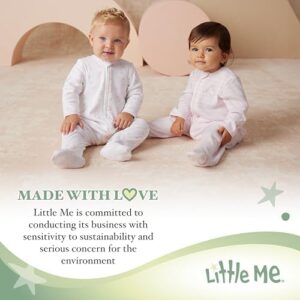 Little Me Baby Layette Gift Set - Footie and Cap, Onesie, 3-Piece Bib And Burp Set, Swaddling Blanket, Baby Shower Gifts - Image 8