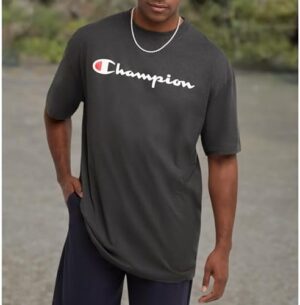 Champion Men's T-Shirt, Classic Graphic T-Shirt, Soft and Comfortable T-Shirts for Men, Script Logo (Reg. or Big & Tall) - Image 6