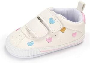 E-FAK Baby Shoes Boys Girls Infant Sneakers Non-Slip Rubber Sole Toddler Crib First Walker Shoes