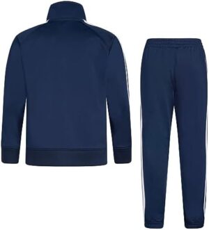 adidas Boys Tricot Tracksuit Jacket Jogger Pant Set - Image 2