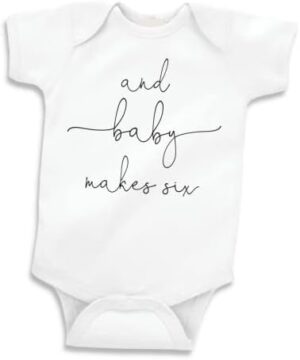 Bump and Beyond Designs Baby Announcement Gift, and Baby Makes Six