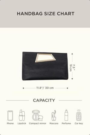 Coucoland Clutch Purse for Women - Evening Bags PU Leather Glitter Fashion Purse Handbag for Wedding Party Daily - Image 7