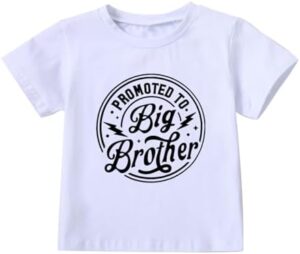 Big Brother Shirt New Baby Pregnancy Announcement Shirts Toddler Boys Promoted to Big Bro Tshirt