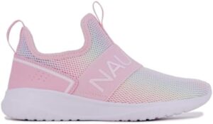 Nautica Youth Girls Slip-On Athletic Sneakers - Stylish Running and Tennis Shoes for Little and Big Kids - Image 3