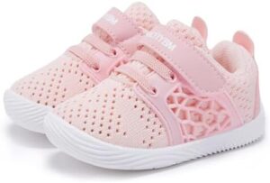 BMCiTYBM Baby Boy Girl Shoes Breathable Mesh Walking Shoes Lightweight Non-Slip Sneakers Infant First Walkers 6 9 12 18 24 Month