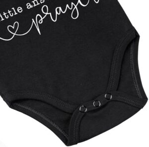 Little Answered Prayer Bodysuit Infant Reveal Ideas Bodysuit Girl And Boy Bodysuit Pregnancy Baby Announcement 0-12M - Image 6