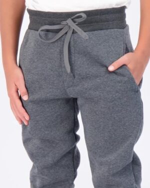 Real Essentials 3 Pack: Boys Cotton Active Fleece Jogger Sweatpants - Image 4