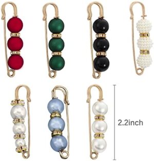 7 Pcs Fashion Brooch Pins Sweater Shawl Pins for Women Girls Clothing Dresses Decoration Accessories - Image 2