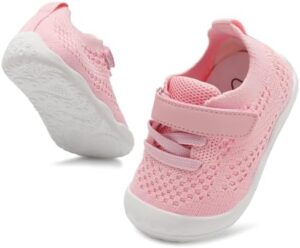 LeIsfIt Baby Shoes Girls Boys First Walking Shoes Infant Sneakers Crib Shoes Lightweight Non-Slip Shoes