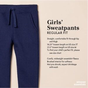 Amazon Essentials Girls and Toddlers' Sweatpants, Multipacks - Image 2