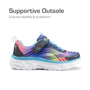 DREAM PAIRS Girls Shoes Sneakers Kids Tennis Shoes Sparkle ColorBurst Lightweight Running Casual Walking Shoes - Image 3