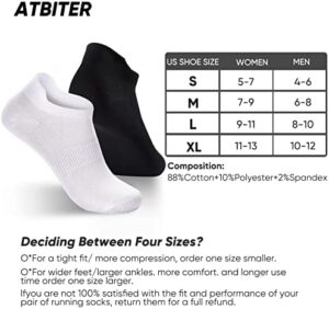 ATBITER Ankle Socks for Women, Thin Athletic Running Low Cut Tab Socks Sports No Show Socks 6/10-Pairs - Image 2