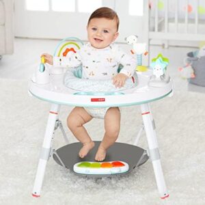 Gift Set of Skip Hop 3 in 1 Baby Activity Center, 4mo+, Silver Lining Cloud + Skip Hop 3-Stage Developmental Learning Crawl Toy, Explore & More Follow-Me Bee - Image 4