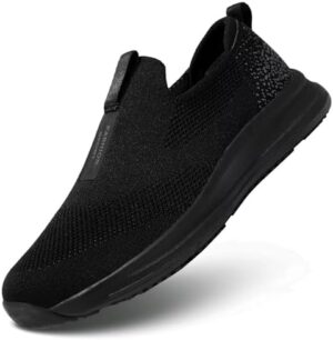 Men's Walking Shoes Casual Slip on Soft Sole Tennis Gym Running Sneakers Lightweight Breathable Mesh Workout Sports