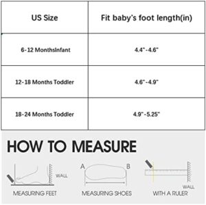 Newsonet Baby Shoes Boys Girls First Walking Breathable Non Slip Walker Sneakers Soft Sole 6 9 12 18 20 24 Months - Image 5