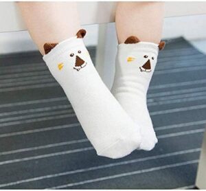 Gwenvenni Little Girls Toddler Animal Cat Socks Kids Children Cotton Anklet Crew Quarter Socks - Image 4