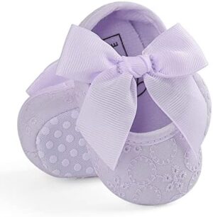 Baby Girls Princess Bowknot Soft Sole Cloth Crib Shoes Sneaker - Image 5