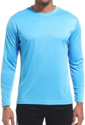 OYGSieg 6 Pack Long Sleeve Shirts for Men Moisture Wicking UPF SPF Sun Protection Tee Shirts Workout T Shirts Casual - Image 2