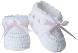 Jefferies Socks Baby-Girls Infant Hand Crochet Bootie