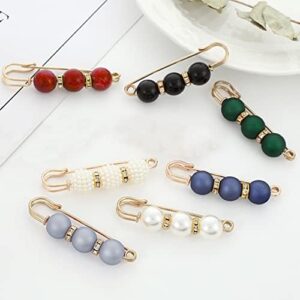 7 Pcs Fashion Brooch Pins Sweater Shawl Pins for Women Girls Clothing Dresses Decoration Accessories - Image 3