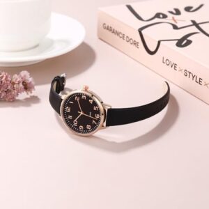 Women's Dainty Analog Leather Dress Watch for Small Wrists, Ladies Waterproof Watches for Women, Reloj para Mujer - Image 4