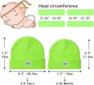 Baby Beanie Knit Ski Hat with Cute Face for Girls Boys 0-7 Years - Image 4