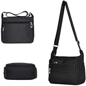 Crossbody Bag for Women Waterproof Shoulder Bag Messenger Bag Casual Nylon Purse Handbag - Image 5