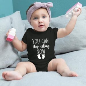 Pregnancy Announcement Baby Bodysuit Grandma Aunt Baby Announcement Baby Boys Girls Baby Romper Bodysuit - Image 3