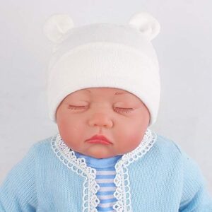 Cotton Newborn Baby Girls Hat Spring Newborn Boys Hat Cute Rabbit Infant Beanie - Image 7