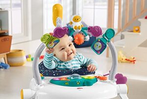 Fisher-Price Baby Jumperoo Baby Bouncer and Activity Center with Lights and Sounds, Astro Kitty SpaceSaver - Image 4