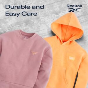 Reebok Girl's Sweatshirt Hoodies 2 Pack Sweatshirts Fashion Hoodie Crewneck Sweaters for Girls Sizes 7-16 - Image 5