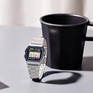 Casio A158WA Series | Unisex Digital Watch | Vintage | WR | 100 SEC Stop Watch | Daily Alarm | Regular Time Keeping: Hour, Minute, Second, PM, Date, Day | Led Light | 7 Yr Battery - Image 2