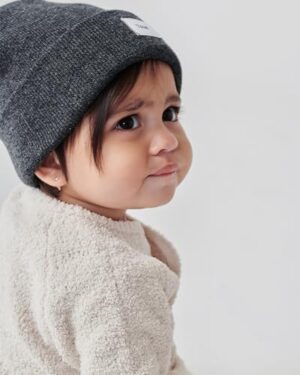 7AM Enfant Baby Beanie Hat - Unisex Kids Warm Winter Hat, Soft & Cozy Heathers Ribbed Design, Comfy Cap for Infant & Toddlers - Image 4