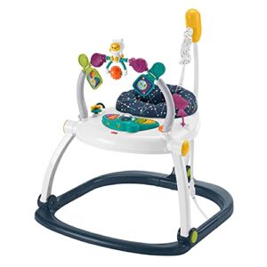 Fisher-Price Baby Jumperoo Baby Bouncer and Activity Center with Lights and Sounds, Astro Kitty SpaceSaver