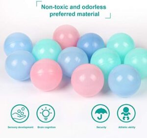 TRENDBOX 100 pcs Macaron Ball Pit Balls Plastic Balls for Ball Pit Pool Playpen Babies Kids Children Birthday Parties - Image 3