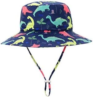 Baby Sun Hat UPF 50+ Sun Protective Toddler Bucket Hat Summer Kids Beach Hats Wide Brim Outdoor Play Hat for Boys Girls - Image 2