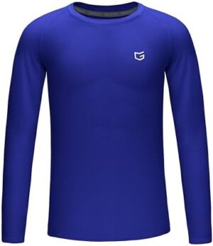 G Gradual Boys Youth Compression Shirt Long Sleeve Football Baseball Undershirt Quick Dry Sports Base Layer for Boy - Image 2