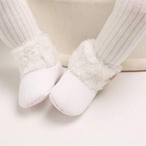 E-FAK Baby Boy Girl Boots Newborn Shoes Winter Snow Bowknot Anti-Slip Soft Sole Warm Infant Toddler Prewalker Booties - Image 2