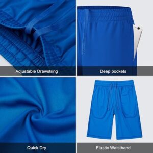 5 Pack Boys Athletic Shorts Active Performance Youth Kids Basketball Shorts Quick Dry with Elastic Waist Pockets - Image 5