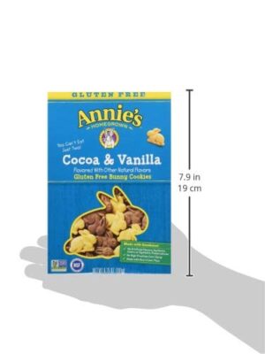 Annie's Gluten Free Cocoa and Vanilla Bunny Cookies, 6.75 oz - Image 8