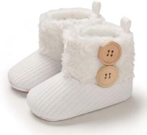 E-FAK Baby Boy Girl Boots Newborn Shoes Winter Snow Bowknot Anti-Slip Soft Sole Warm Infant Toddler Prewalker Booties - Image 3