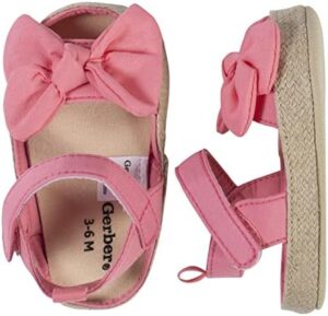 Gerber Baby-Girl's Espadrille Sandal Crib Shoe - Image 4