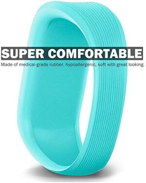 for Garmin Vivofit 3 and jr 2 Bands, Silicon Stretchy Replacement Watch Bands for Kids Boys Girls Small Large(No Tracker) - Image 4