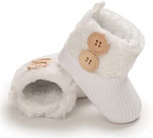 E-FAK Baby Boy Girl Boots Newborn Shoes Winter Snow Bowknot Anti-Slip Soft Sole Warm Infant Toddler Prewalker Booties - Image 5