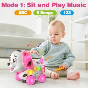 Musical Puppy Toys for 1 Year Old Boy Girl, Crawling & Walking Baby Toy 6-9-12-18 Month, Bilingual Toys for 1 Year Old Girl Gifts, Birthday Gift for 1 Year Old, Infant Toy for 7 8 10 Month Old - Image 5