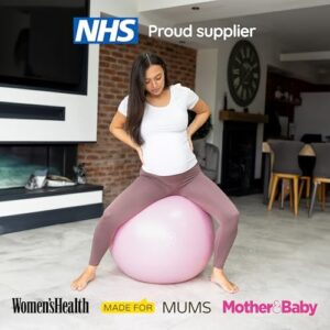 BABYGO® Birthing Ball for Pregnancy & Labor + Our Award Winning Book - Exercise, Birth & Recovery Plan, 5X Stronger Than a Yoga Ball with Eco Friendly Material - Image 4