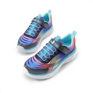 DREAM PAIRS Girls Shoes Sneakers Kids Tennis Shoes Sparkle ColorBurst Lightweight Running Casual Walking Shoes - Image 5