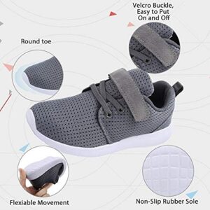 TOEDNNQI Boys Girls Sneakers Kids Lightweight Breathable Strap Athletic Running Shoes for Toddler/Little Kid/Big Kid - Image 3